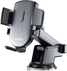 Tālruņa turētājs uz paneļa Joyroom, regulējams, melns