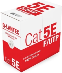 Ekranēts tīkla kabelis F/UTP Cat 5e, PVC, 100% varš, 305 m