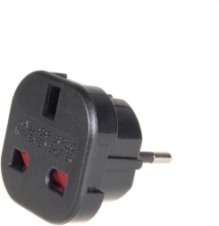 Adapters no britu uz čehu rozetēm Maclean MCE72 melns