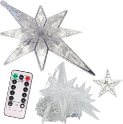 LED gaismas aizkars ar zvaigznēm