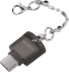 MicroSD card reader USB‑C for keychain