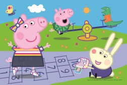 Minipuzzle 54 gabaliņu PEPPa PIG – Laimīgā diena