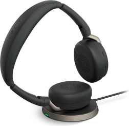 Bezvadu austiņas Jabra Evolve2 65 Flex ar lādētāju