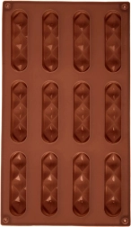 Silicone mold for cookies and pralines 29.5 × 17 × 1.5 cm
