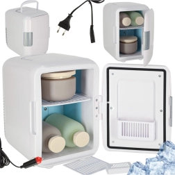 Mini ledusskapis ceļojumiem 4L ar sildīšanu un dzesēšanu