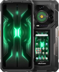 Ulefone Armor 33 Pro 5G izturīgs dual‑SIM viedtālrunis ar aizmugurējo displeju
