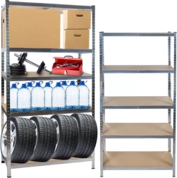 Metāla plaukts 180 × 90 × 40 cm ar 5 plauktiem MALATEC