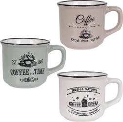 Keramikas krūzes 160 ml, komplekts 3 gab.