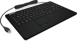 Silikona tastatūra ar skārienpaliktni IP68, 87 taustiņi un 12 FN