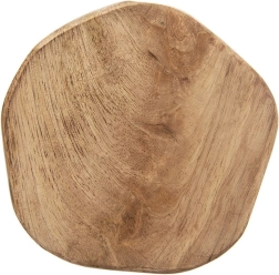 Wooden mango wood coaster 10 cm