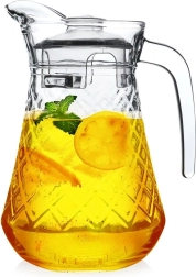 Glass pitcher with lid 1.4 l