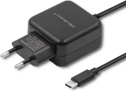 Tīkla lādētājs QOLTEC 5 V, 2,4 A, 12 W, USB-C, melns