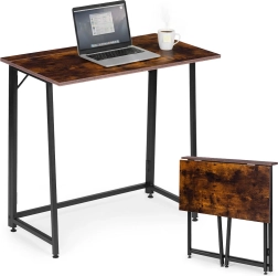 Saliekams rakstāmgalds 80 × 45 cm loft stilā MODERNHOME