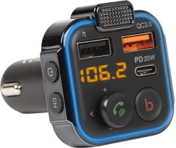 FM raidītājs Bluetooth 5.1 ar ātro uzlādi QC 3.0