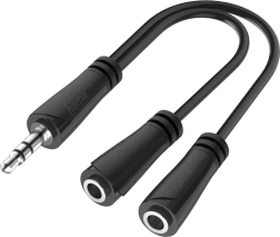 Stereo audio sadalītājs Jack 3,5 mm (1× spraudnis uz 2× ligzda)