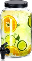 Stikla dzērienu dozators ar krāniņu 3,2 l