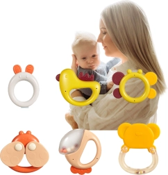 Teether set - 6 pieces.