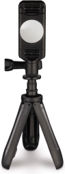 Mini statīvs Hama Pocket viedtālruņiem 20 cm – melns