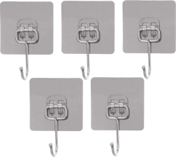 Pašlīmējoši tērauda āķīši 6,5 cm – komplekts 5 gab.