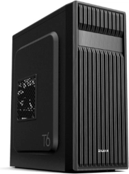PC korpuss T6 ATX Mid Tower ar 120 mm ventilatoru un ODD