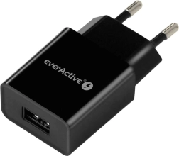 Tīkla lādētājs 1× USB 12 W 2,4 A everActive