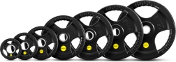 Olympic rubber-coated weight plate HMS TOK PRO 2.5 kg