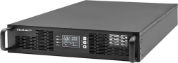Rack-mount UPS 3 kVA 3000 W with LCD, online, power factor 1.0 – Qoltec