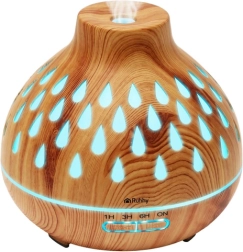 Aroma difuzors un mitrinātājs RUHHY 400 ml ar LED apgaismojumu