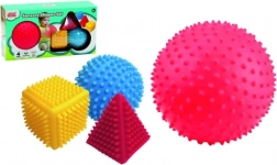 Sensorais ģeometrisko formu komplekts LITTLE HERO, 4 gab.