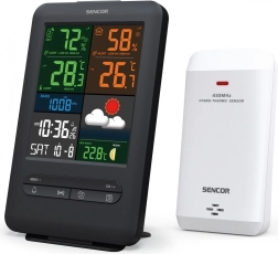 Weather station with color display