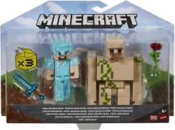 Minecraft figūriņas 8 cm – dubultpaka ar piederumiem