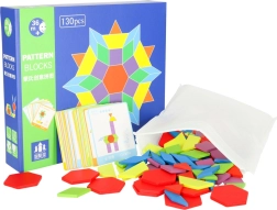 Koka mozaīkas Montessori puzle, 155 detaļas