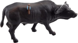 Plastic Buffalo Figurine