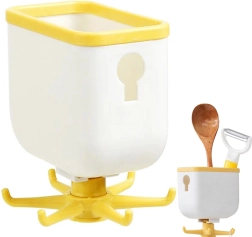 Virtuves instrumentu pakaramais ar rotējošiem āķiem