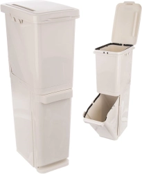 Plastmasas šķiroto atkritumu tvertne 2×17,5 l