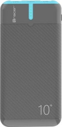 Ārējā baterija Tracer EnerGo 10 000 mAh, pelēki zila