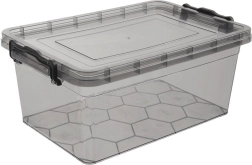 Plastmasas pārtikas kaste ar vāku GREY 9 l