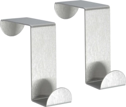 Tērauda durvju āķi, 2 gab.