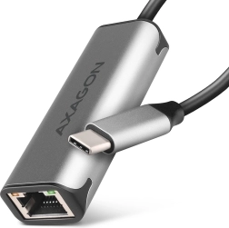 USB‑C 3.2 Gen 1 2,5GbE adapteris AXAGON ar Realtek RTL8156B mikroshēmu, pelēks