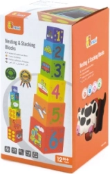 Koka būvkublini bērniem no 12 mēnešiem