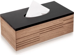 Koka kastes tipa salvešu turētājs Line 25 × 13,5 × 9 cm