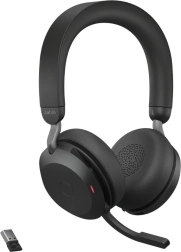 Bezvadu austiņas Jabra Evolve2 75 ar uzlādes statīvu