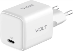 USB C sienas lādētājs 35W ar ātro uzlādi, balts