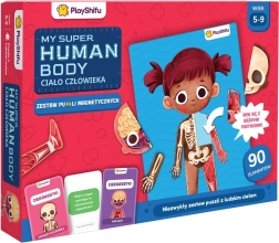 Playshifu My Super Human Body – cilvēka ķermenis, magnētiska izglītojošā komplekta