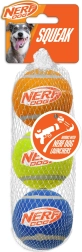 Nerf Dog Squeaky Tennis Balls for Dogs, 3 pcs
