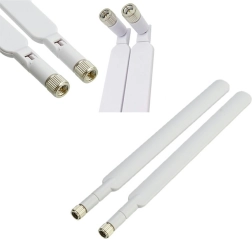 Komplekts 2× visvirziena iekštelpu LTE antena ar SMA – balta