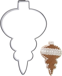 Metal cookie cutter – Christmas ornament topper 8.8 cm