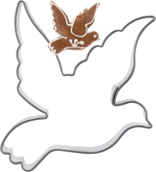 Nerūsējoša tērauda formiņa balodis 6 cm