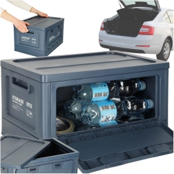 Kempinga kaste – salokāms bokss 25 l, zils