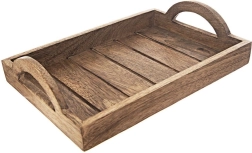 Koka servēšanas paplāte no mango koka 30,5 × 20,5 cm